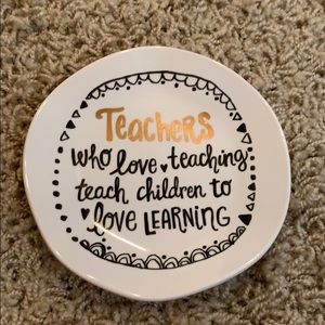 Teacher jewelry dish